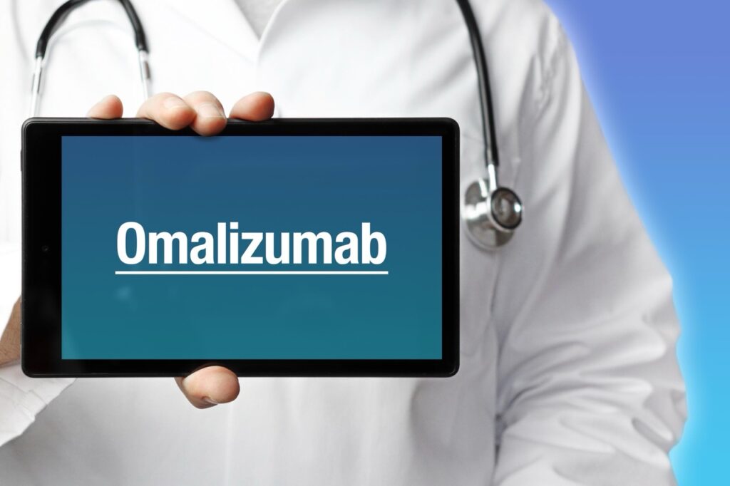 Omalizumab allergic asthma treatment